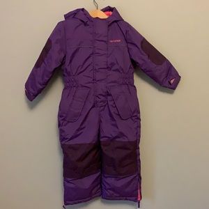 Pink Platinum Toddler Girl's One-Piece Puffer SnowSuit